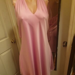 Wild Fable Pink Midi Halter Back Dress Size XL